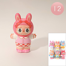 12PCS - Monster Bunny Squishy Toy Stress Reliever