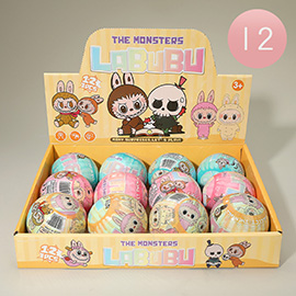 12PCS - Monster Bunny Surprise Capsule Toys