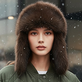 Fluffy Faux Fur Winter Ear Flap Trapper Hat