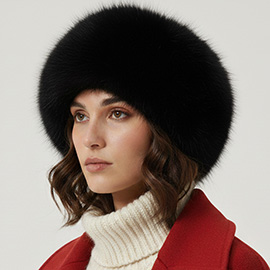 Fluffy Faux Fur Headband Earmuff Scarf