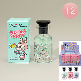 12PCS - Monster Bunny Character Printed Perfume Spray