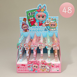48PCS - Monster Bunny Character Tip Gel Ball Pens
