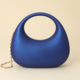 Matte Acrylic Crescent Handbag