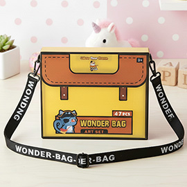 47PCS - Kids Doqi Car Color Your Dream Wonder Art Bag