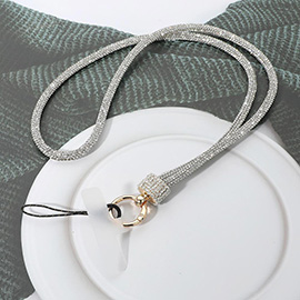 Bling Studded Phone Loop Holder Keyring Lanyard