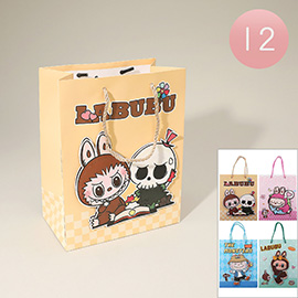 12PCS - Monster Bunny Character Printed Gift Bags