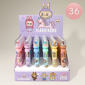 36PCS - Monster Bunny Multi-color Ball Pens