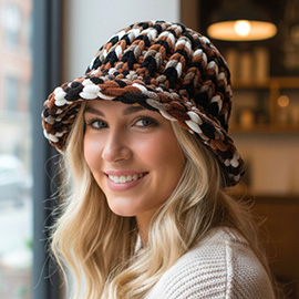 Chunky Knit Crochet Winter Hat
