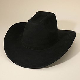 Classic Plain Western Cowboy Fedora Hat