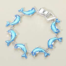 Dolphin Link Magnetic Bracelet