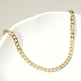 Gold Dipped Cuban Chain Necklace