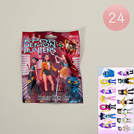 24PCS - Kpop Demon Hunters Character Mystery Figure Bag