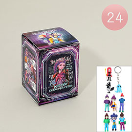 24PCS - Kpop Demon Hunters Character Figure Keychain Blind Box