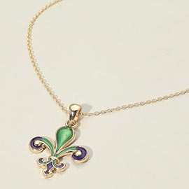 Fleur de Lis Pendant Necklace
