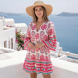 Floral Boho Tunic Dress