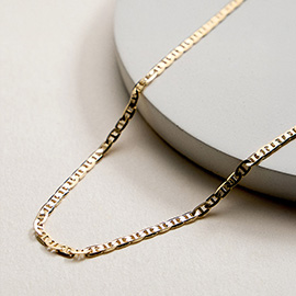 18K Gold Filled Marine Chain Necklace