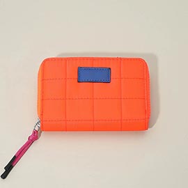 Quilted Zip Around Wallet