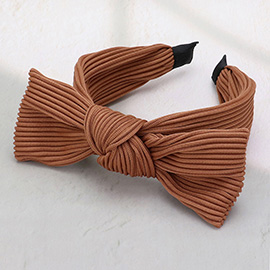 Fabric Knot Bow Headband